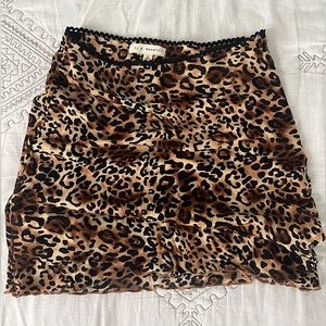 BRAND NEW Pacsun cheetah skirt!